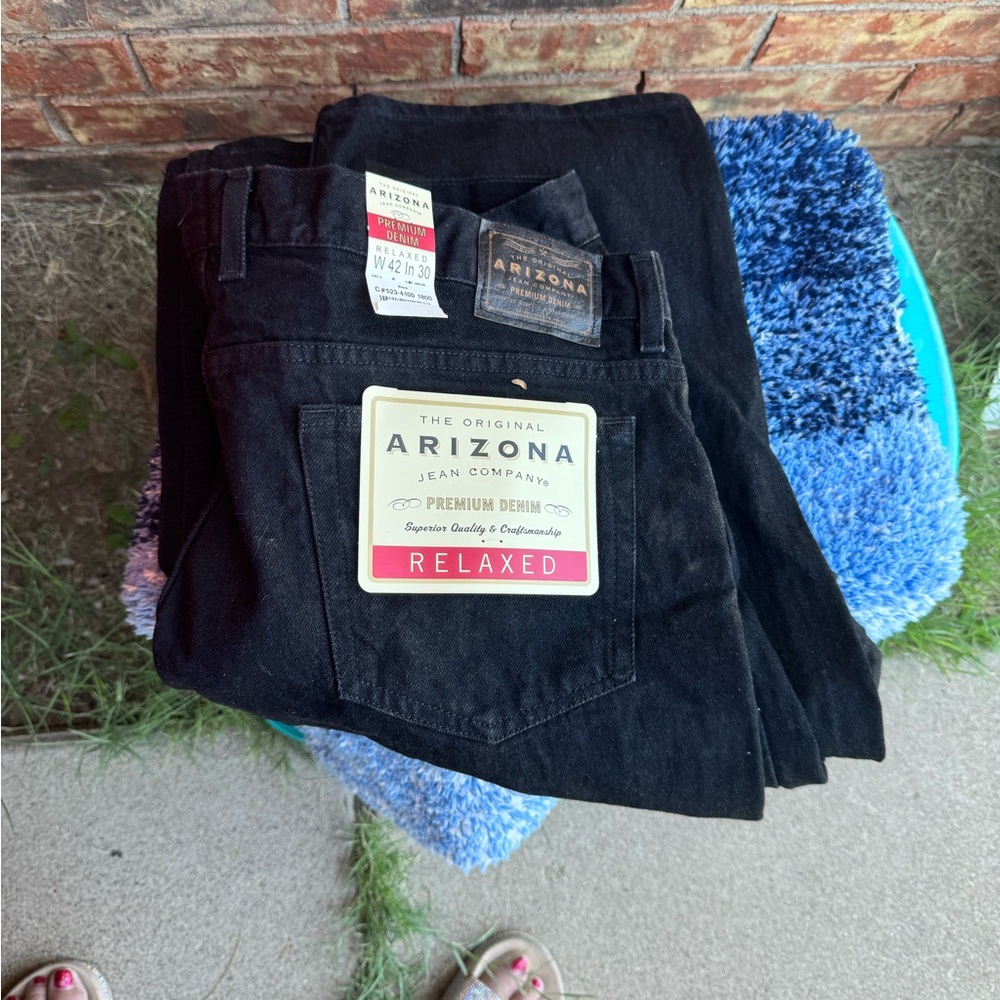 Arizona Jean Company Men's Dark Relaxed Jeans